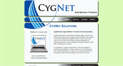 Desktop Screenshot of cygnet-it.com